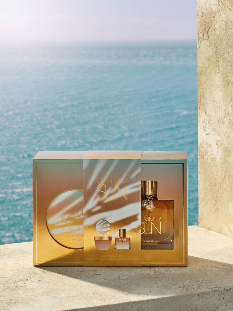 Summer Sun 100ml Perfume and 200ml Body Lotion Gift Set - Image 2 of 4