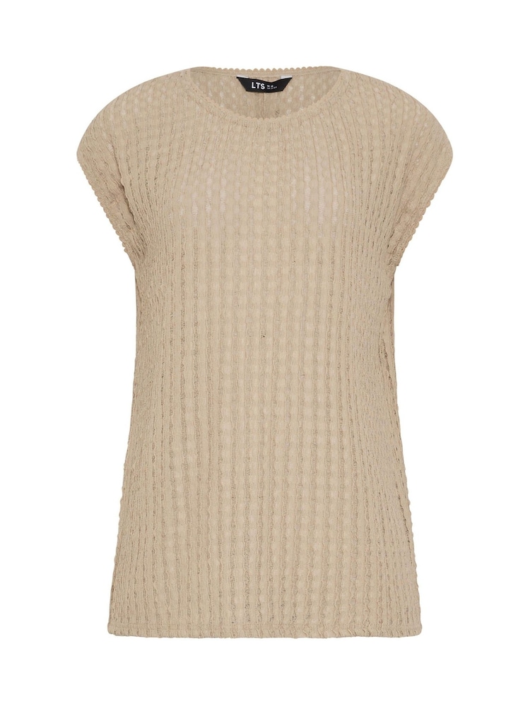 Long Tall Sally Cream Trim Crew Neck Top - Image 5 of 5 Long Tall Sally Cream Trim Crew Neck Top - Image 5 of 5