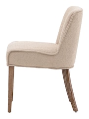 Gallery Home Cream Cory Chairs Set of 2 - Image 6 of 7