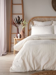 Conjunto de funda de almohada y de edredón de punto grano de arroz de Vantona Dobby - Imagen 1 de 3