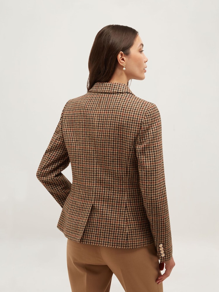 Hobbs Brown Adeline Jacket - Image 2 of 6 Hobbs Brown Adeline Jacket - Image 2 of 6