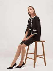 Hobbs Black Rosalind Dress - Image 4 of 5