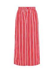 Yours Curve Red Limited Wide Leg Trousers - Image 5 of 5