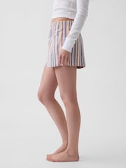 Gap Multi Stripe Flannel Pyjamas Shorts - Image 3 of 5
