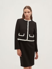 Hobbs Black Rosalind Jacket - Image 1 of 5