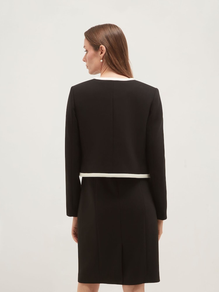 Hobbs Black Rosalind Jacket - Image 2 of 5 Hobbs Black Rosalind Jacket - Image 2 of 5