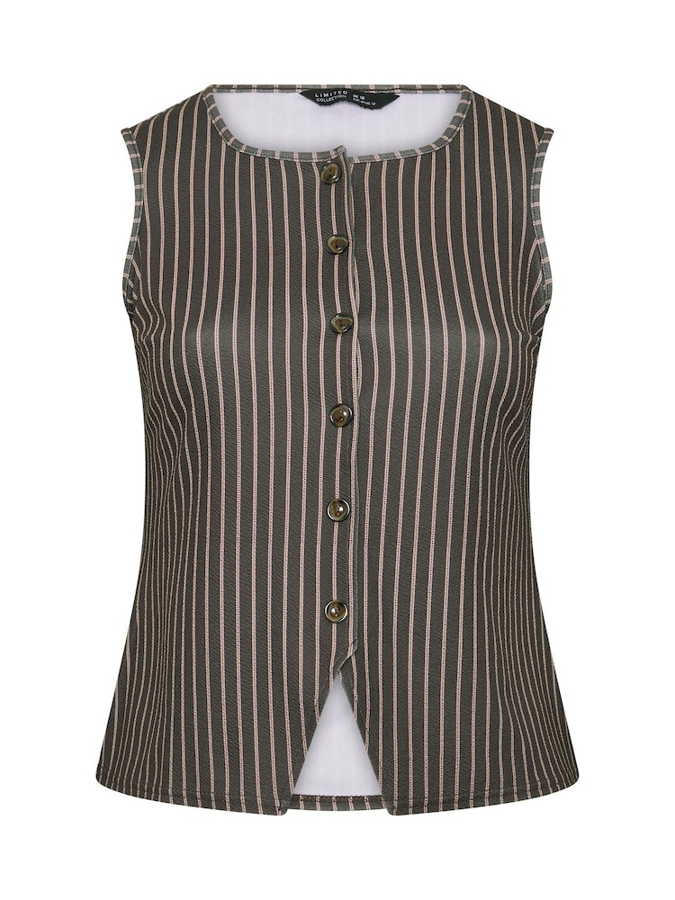 Yours Curve Brown Limited Waistcoat - Image 5 of 5