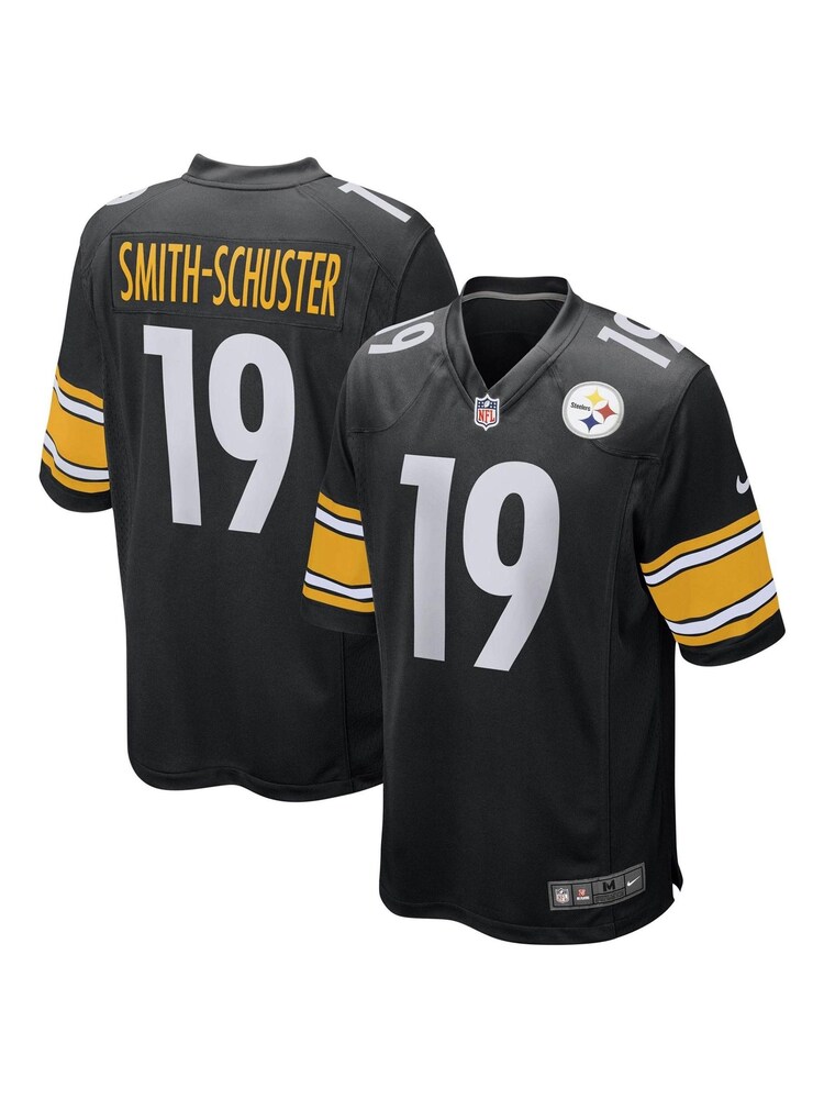 Nike Black NFL Pittsburgh Steelers Home Game Jersey - JuJu Smith-Schuster - Image 1 of 3