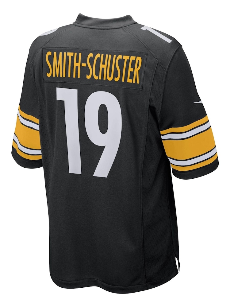 Nike Black NFL Pittsburgh Steelers Home Game Jersey - JuJu Smith-Schuster - Image 3 of 3