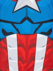 Vanilla Underground Captain America Boys Licensing 100% Cotton Short Pyjamas - Image 5 of 5