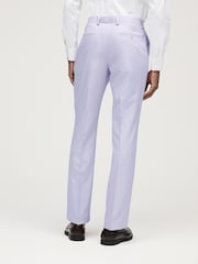 Lilac Purple Slim Fit Motionflex Stretch Suit Trousers - Image 2 of 8