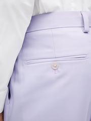 Lilac Purple Slim Fit Motionflex Stretch Suit Trousers - Image 4 of 8