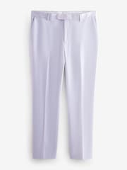 Lilac Purple Slim Fit Motionflex Stretch Suit Trousers - Image 5 of 8