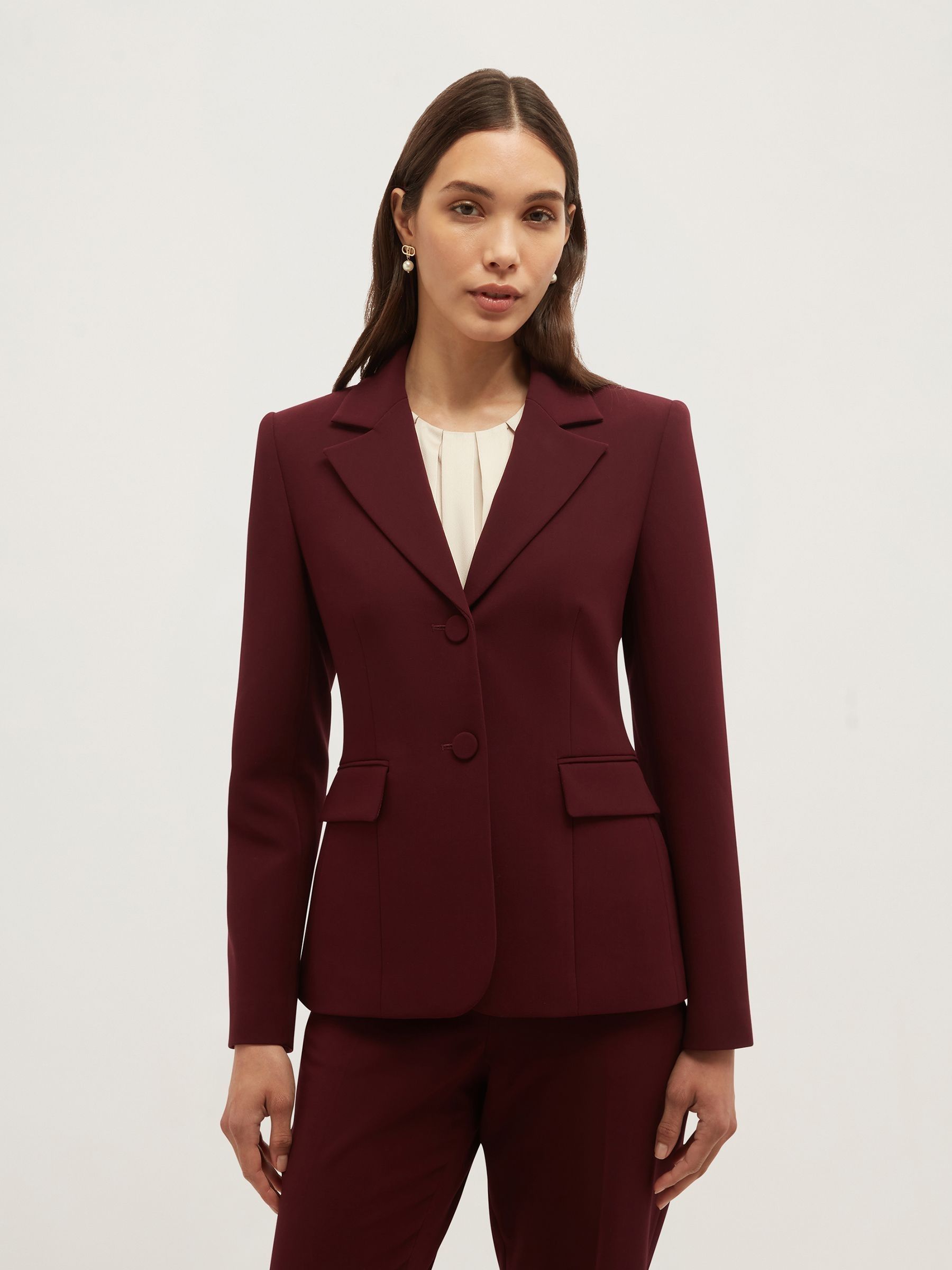 Hobbs Women's Purple Petite Bree Jacket