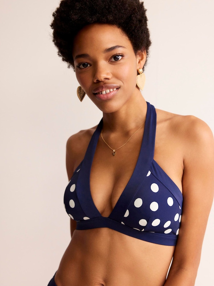 Blau - Boden Ithaca Bikinioberteil mit Neckholder - Bild 1 von 6