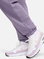 Nike Dark Purple Oversized Mini Swoosh Joggers - Image 4 of 9