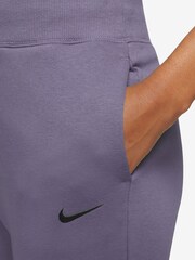 Nike Dark Purple Oversized Mini Swoosh Joggers - Image 5 of 9