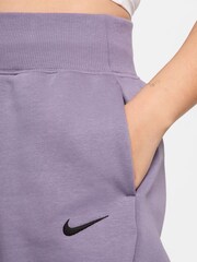 Nike Dark Purple Oversized Mini Swoosh Joggers - Image 6 of 9