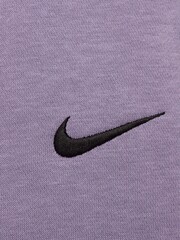 Nike Dark Purple Oversized Mini Swoosh Joggers - Image 8 of 9