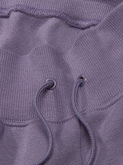 Nike Dark Purple Oversized Mini Swoosh Joggers - Image 9 of 9