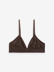 Calvin Klein Dark Brown Intrinsic Lace Triangle Bra - Image 5 of 5