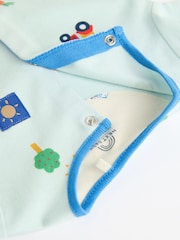 Bright Transport 100% Cotton Baby Sleepsuits 3 Pack (0mths-3yrs) - Image 10 of 12
