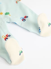 Bright Transport 100% Cotton Baby Sleepsuits 3 Pack (0mths-3yrs) - Image 11 of 12