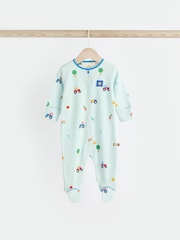 Bright Transport 100% Cotton Baby Sleepsuits 3 Pack (0mths-3yrs) - Image 5 of 12