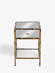 Rockett St George Mirror Bamboo Viscose Bedside Table - Image 5 of 6