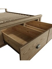 K Interiors Brown Embleton Wooden 2 Drawer Bed Frame - Image 4 of 4