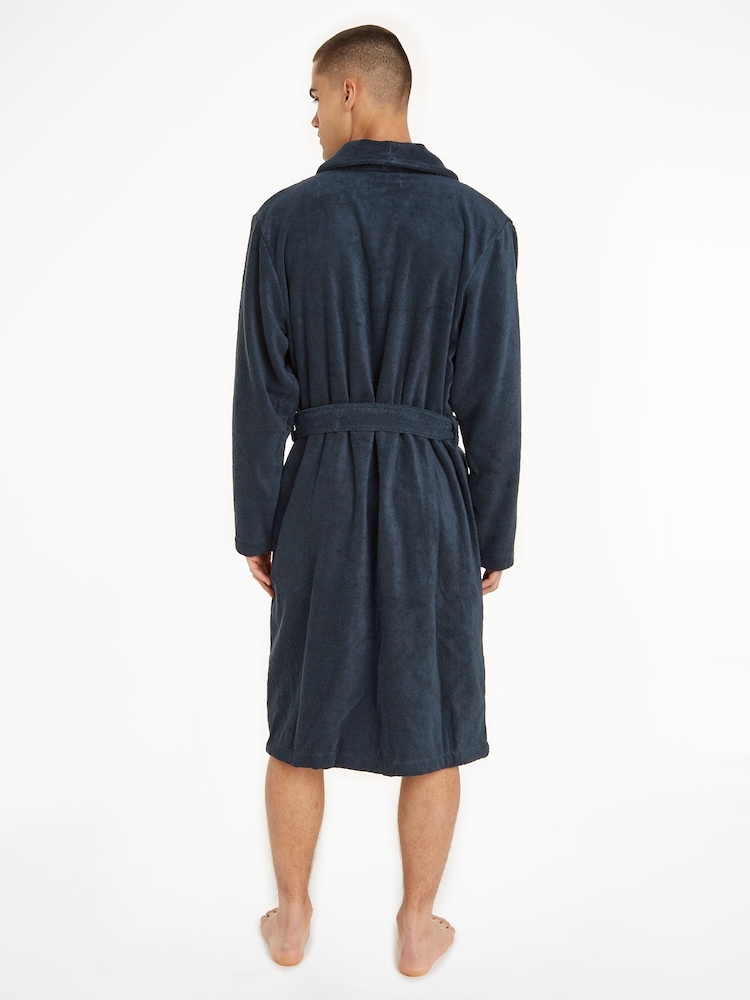 Tommy Hilfiger Bademantel aus 100% Baumwolle mit Logo - Image 2 of 6