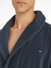 Tommy Hilfiger Bademantel aus 100% Baumwolle mit Logo - Image 3 of 6