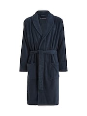 Tommy Hilfiger Bademantel aus 100% Baumwolle mit Logo - Image 4 of 6