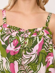 Yours Curve Green Square Neck Cami - Image 4 of 5
