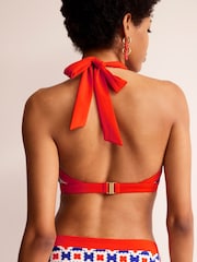 Blau/Weiß - Boden Ithaca Bikinioberteil mit Neckholder - Bild 2 von 6