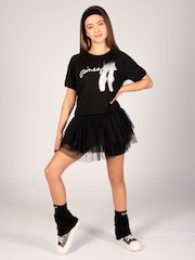 Pineapple Black Ballet Slouchy T-Shirt - Image 2 of 8