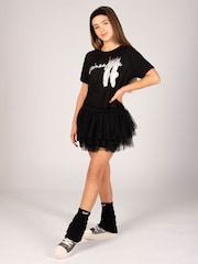 Pineapple Black Ballet Slouchy T-Shirt - Image 3 of 8