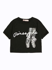 Pineapple Black Ballet Slouchy T-Shirt - Image 5 of 8