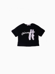 Pineapple Black Ballet Slouchy T-Shirt - Image 7 of 8