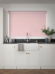 Blush Pink Echo Made to Measure Blackout Roller Blind - Image 2 of 6