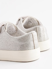 Silver Glitter Standard Fit (F) Trainers - Image 5 of 6
