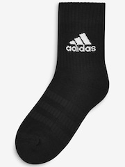 adidas Black Cushioned Crew Socks 6 Pairs - Image 3 of 3