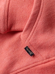 Superdry Orange Essential Logo Zip Hoodie - Image 6 of 6