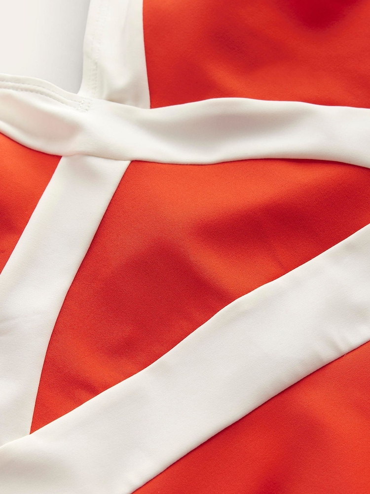 Boden Orange Kefalonia Halterneck Swimsuit - Image 6 of 6 Boden Orange Kefalonia Halterneck Swimsuit - Image 6 of 6