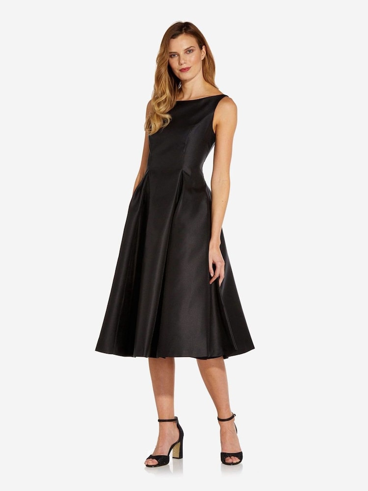 Adrianna Papell Sleeveless Tea Length Dress - Image 3 of 4