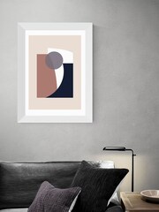 East End Prints Natural Blanced Shapes 1 by Anna Mainz - Image 1 of 3