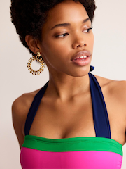 Boden Pink Chrome Santorini Bikini Top - Image 2 of 6