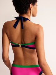 Boden Pink Chrome Santorini Bikini Top - Image 3 of 6