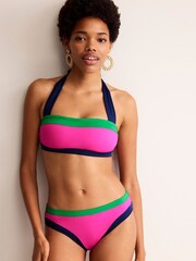 Boden Pink Chrome Santorini Bikini Top - Image 4 of 6