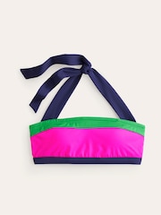 Boden Pink Chrome Santorini Bikini Top - Image 5 of 6
